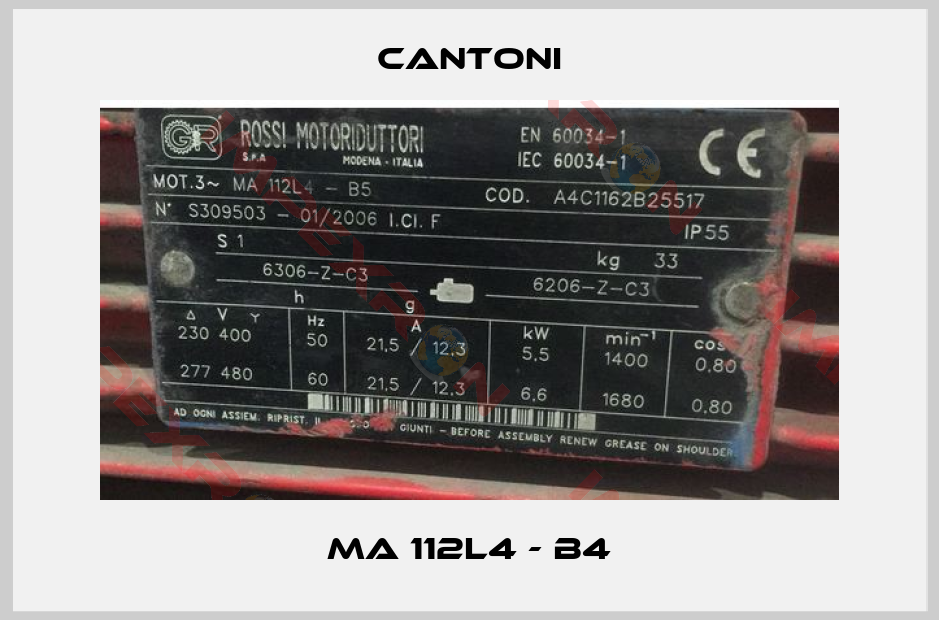 Cantoni-MA 112L4 - B4