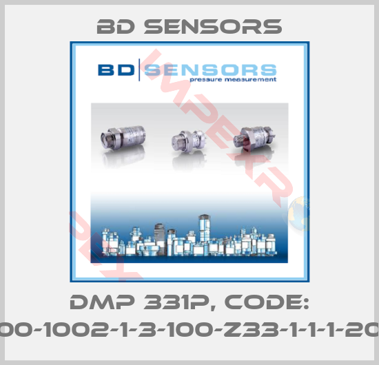 Bd Sensors-DMP 331P, Code: 500-1002-1-3-100-Z33-1-1-1-200