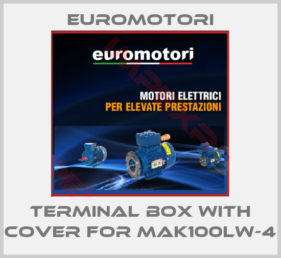 Euromotori-Terminal box with cover for MAK100Lw-4