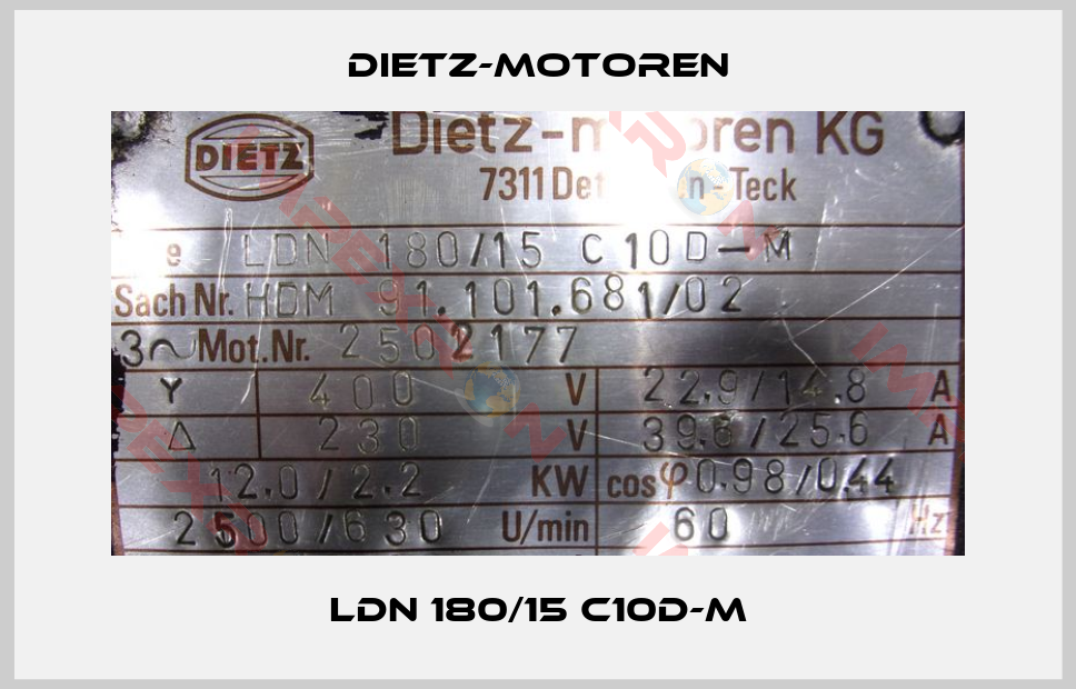 Dietz-Motoren-LDN 180/15 C10D-M