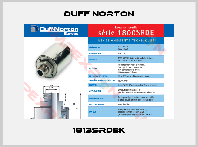 Duff Norton-1813SRDEK