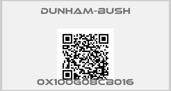 Dunham-Bush-0X100G08CB016