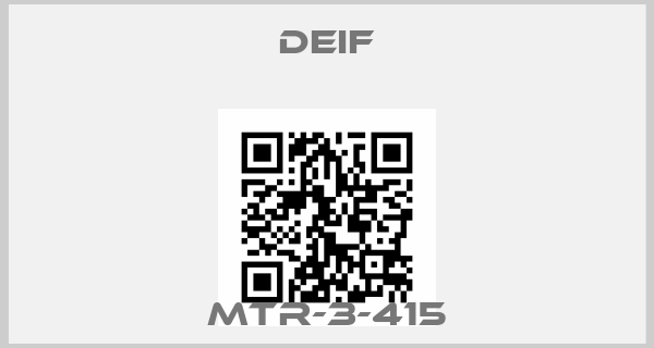 Deif-MTR-3-415