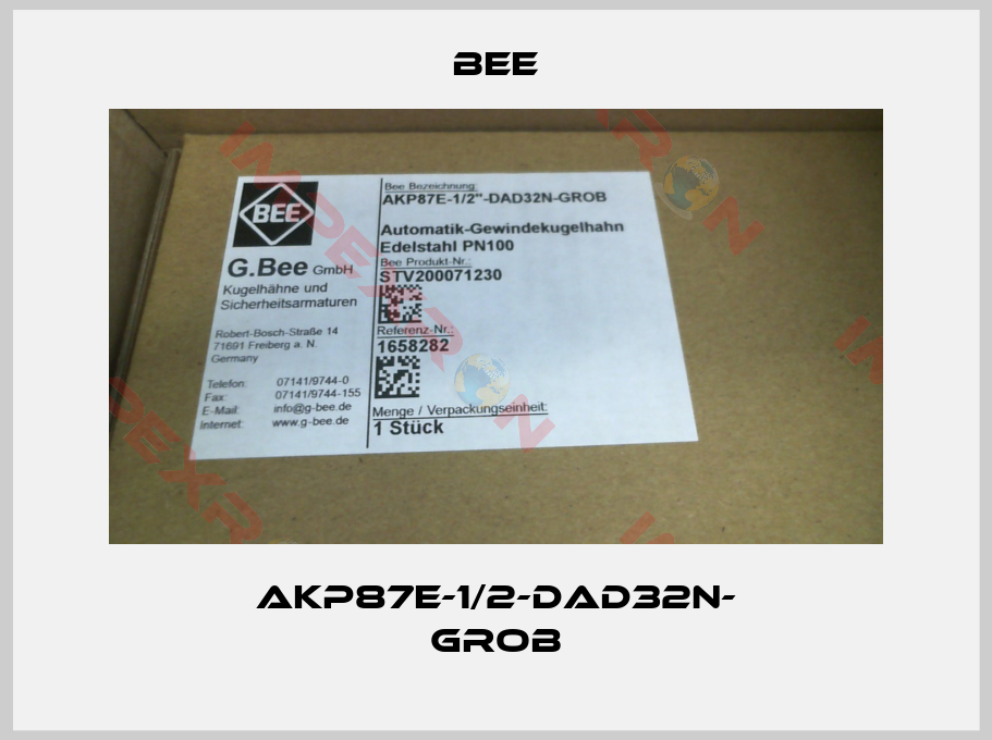 BEE-AKP87E-1/2-DAD32N- GROB