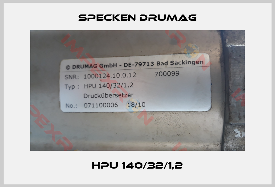 Specken Drumag-HPU 140/32/1,2