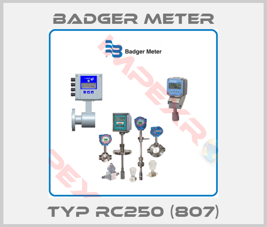 Badger Meter-Typ RC250 (807)