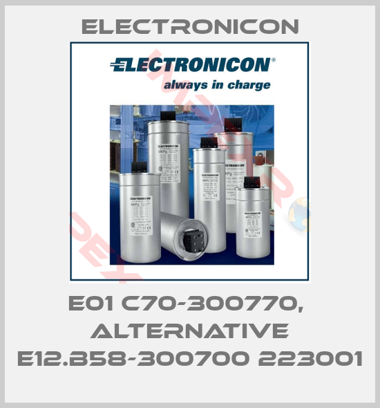 Electronicon-E01 C70-300770,  alternative E12.B58-300700 223001