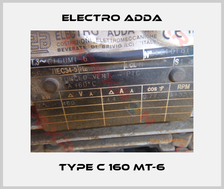 Electro Adda-Type C 160 MT-6