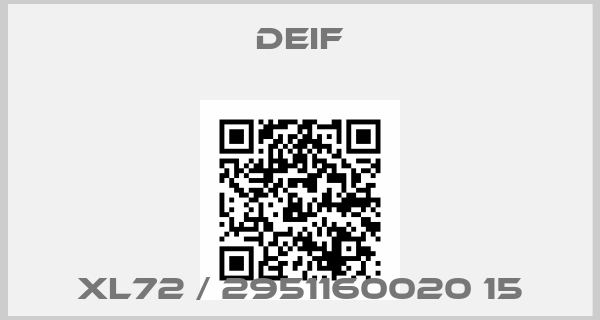Deif-XL72 / 2951160020 15
