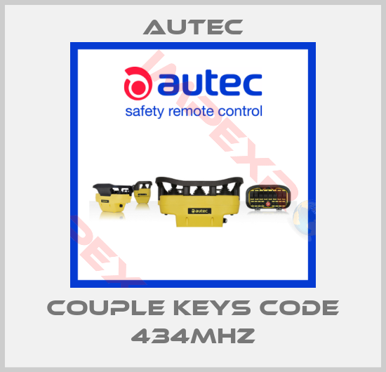 Autec-Couple keys code 434MHz