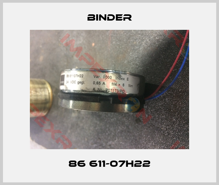 Binder-86 611-07H22