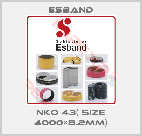 Esband-NKO 43( size 4000×8.2mm)