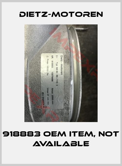 Dietz-Motoren-918883 OEM item, not available