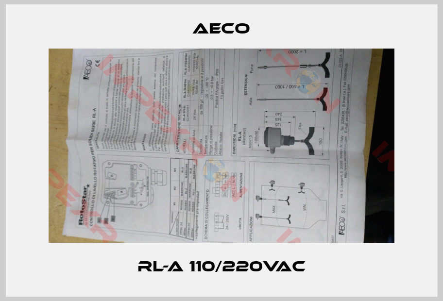 Aeco-RL-A 110/220Vac
