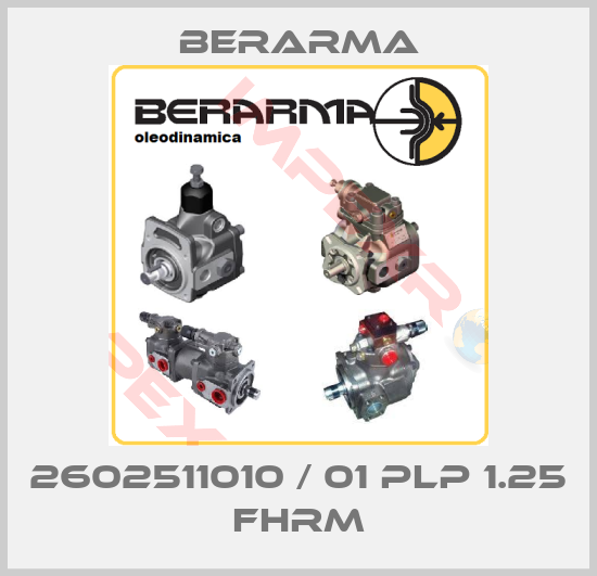 Berarma-2602511010 / 01 PLP 1.25 FHRM