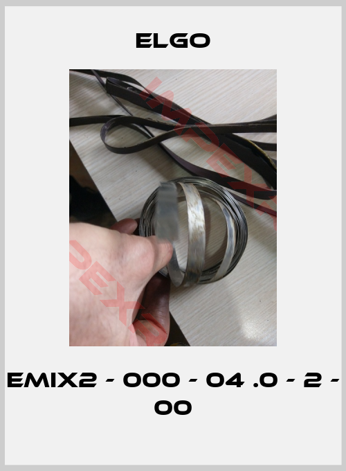 Elgo-EMIX2 - 000 - 04 .0 - 2 - 00