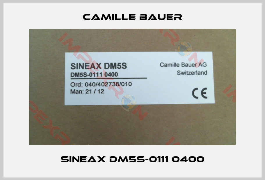 Camille Bauer-Sineax DM5S-0111 0400