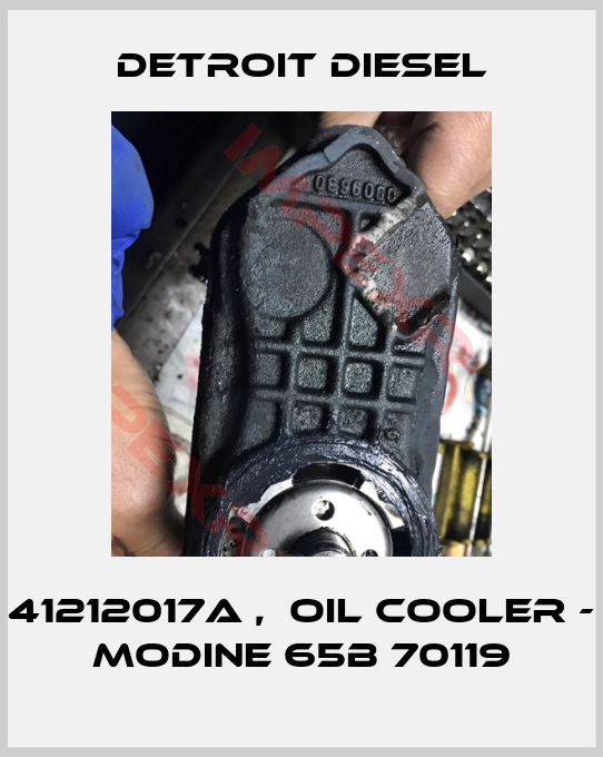 Detroit Diesel-41212017A ,  OIL COOLER - MODINE 65B 70119