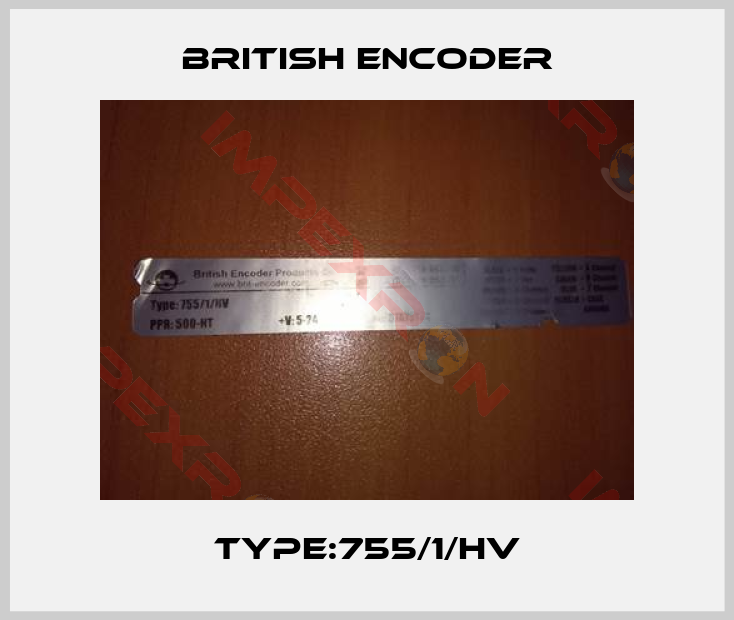 British Encoder-Type:755/1/HV
