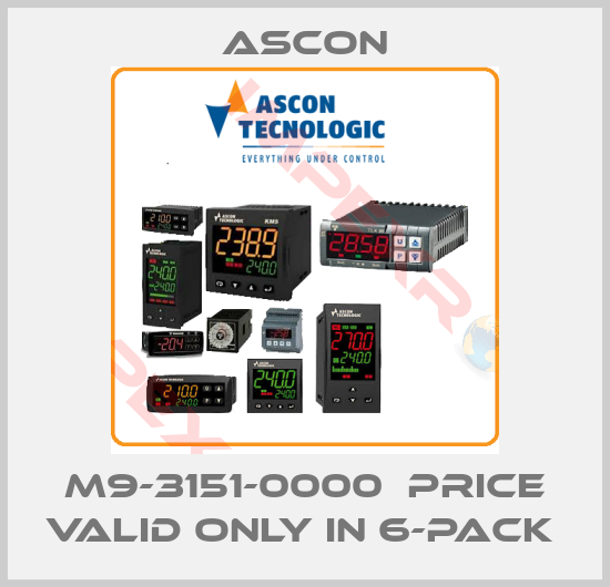 Ascon-M9-3151-0000  price valid only in 6-pack 
