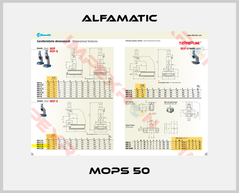 Alfamatic-MOPS 50