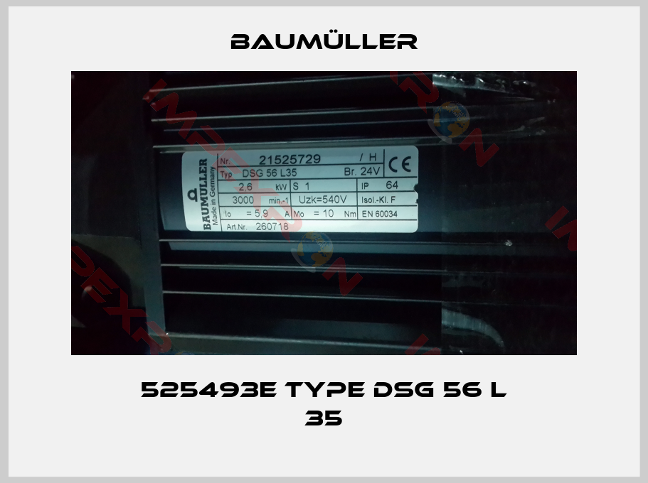 Baumüller-525493E Type DSG 56 L 35
