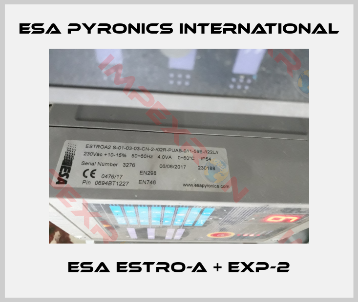 ESA Pyronics International-ESA ESTRO-A + EXP-2
