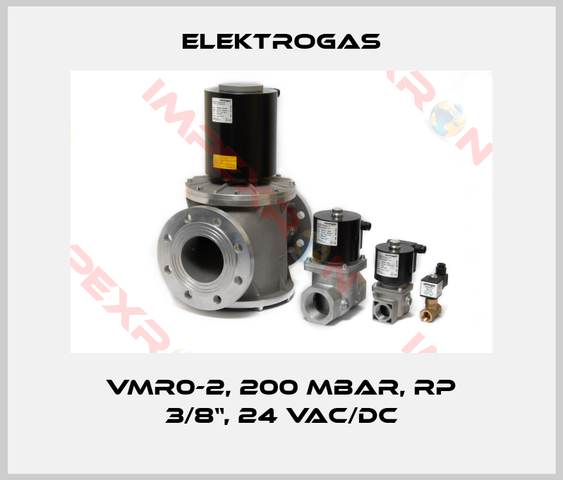 Elektrogas-VMR0-2, 200 mbar, RP 3/8“, 24 VAC/DC