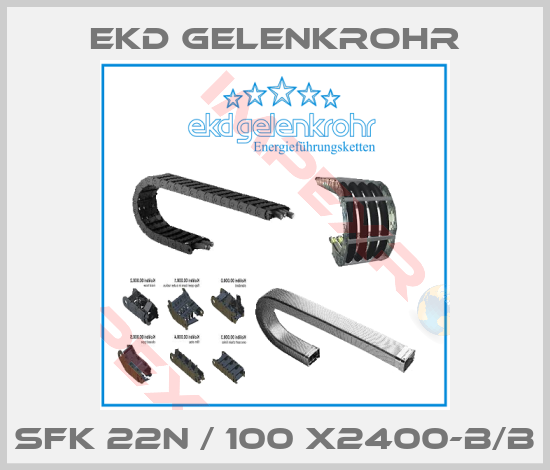 Ekd Gelenkrohr-SFK 22N / 100 x2400-B/B