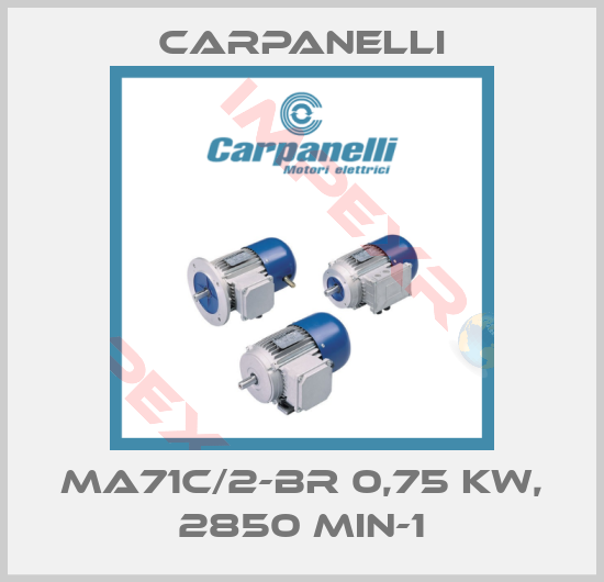Carpanelli-MA71C/2-BR 0,75 KW, 2850 MIN-1
