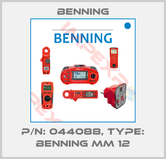 Benning-P/N: 044088, Type: BENNING MM 12