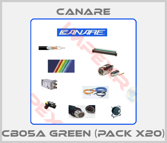 Canare-CB05A GREEN (pack x20)