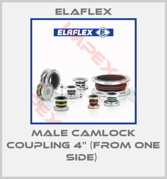 Elaflex-MALE CAMLOCK COUPLING 4" (FROM ONE SIDE) 