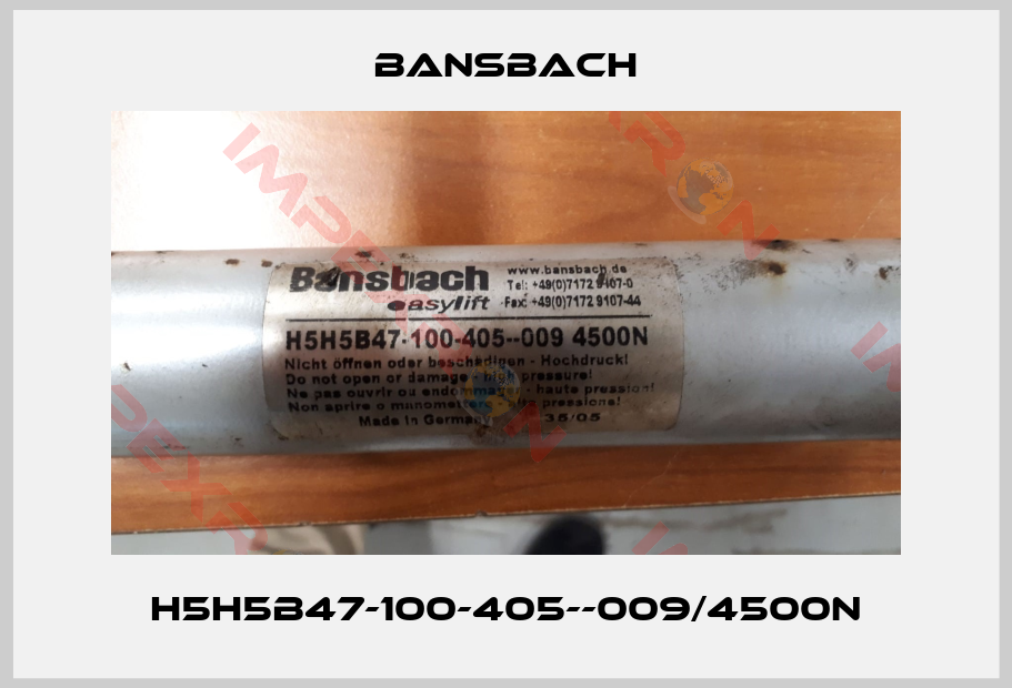 Bansbach-H5H5B47-100-405--009/4500N