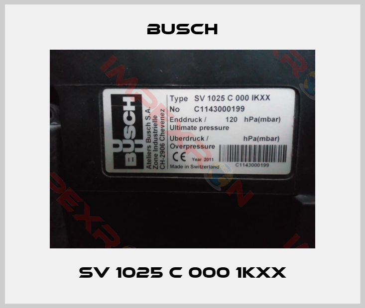 Busch-SV 1025 C 000 1KXX