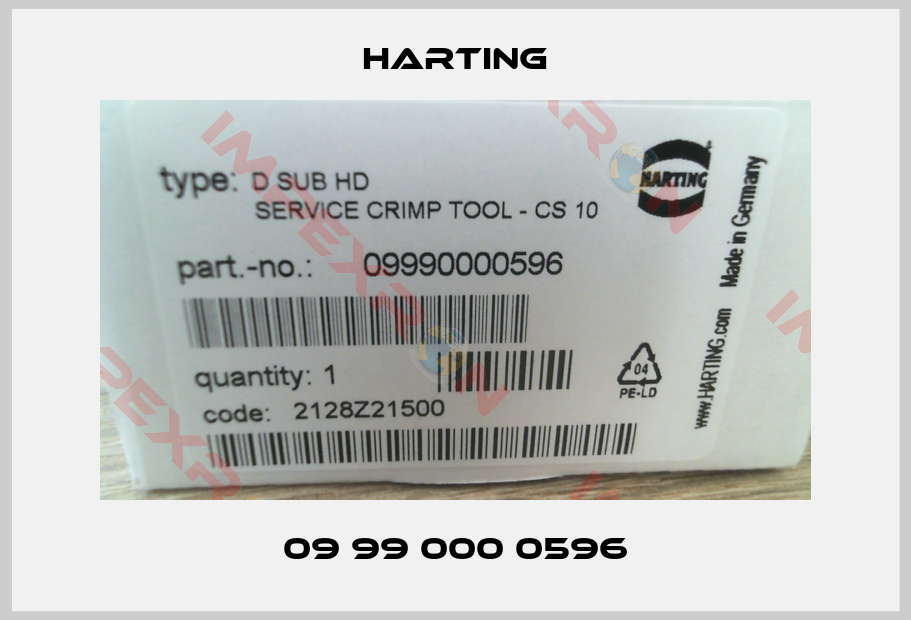 Harting-09 99 000 0596