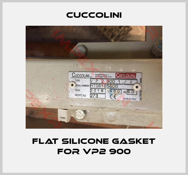 Cuccolini-Flat silicone gasket for VP2 900