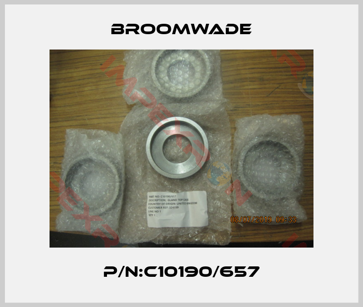 Broomwade-P/N:C10190/657
