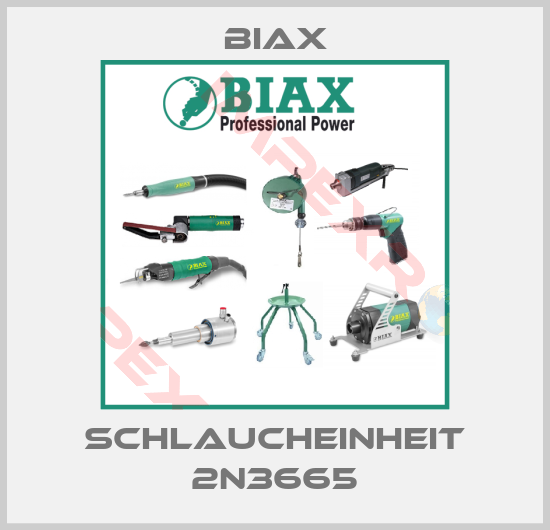 Biax-SCHLAUCHEINHEIT 2N3665