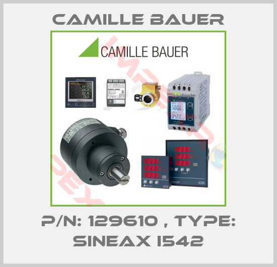 Camille Bauer-P/N: 129610 , Type: SINEAX I542