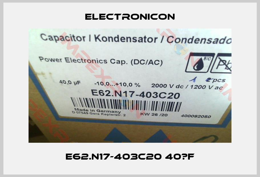 Electronicon-E62.N17-403C20 40μF