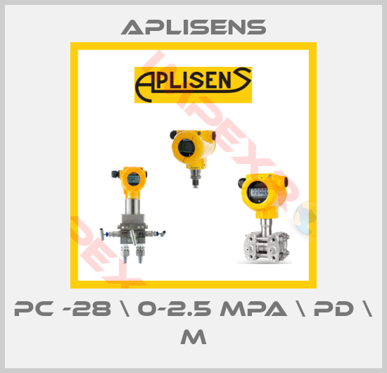 Aplisens-PC -28 \ 0-2.5 MPa \ PD \ M