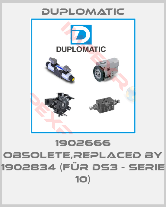 Duplomatic-1902666 obsolete,replaced by 1902834 (für DS3 - Serie 10)