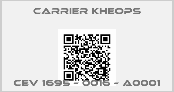 Carrier Kheops-CEV 1695 – 0016 – A0001