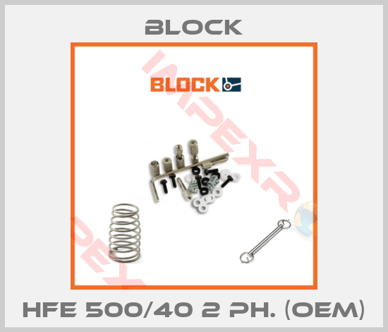 Block-HFE 500/40 2 Ph. (OEM)