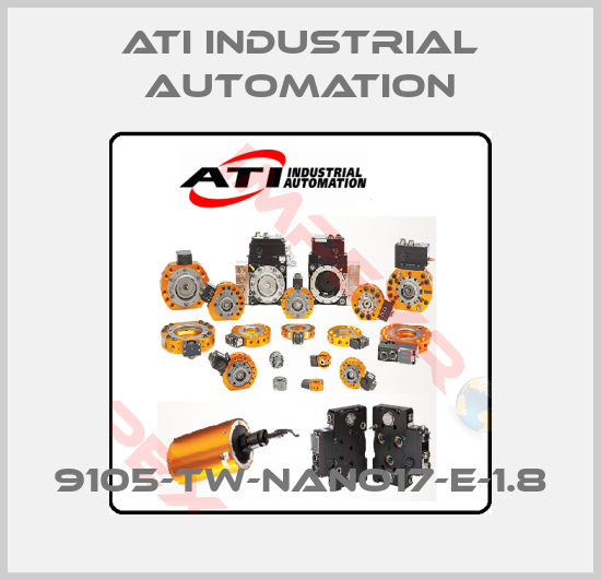 ATI Industrial Automation-9105-TW-NANO17-E-1.8
