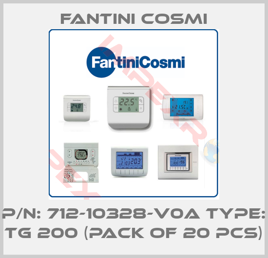 Fantini Cosmi-P/N: 712-10328-V0A Type: TG 200 (pack of 20 pcs)