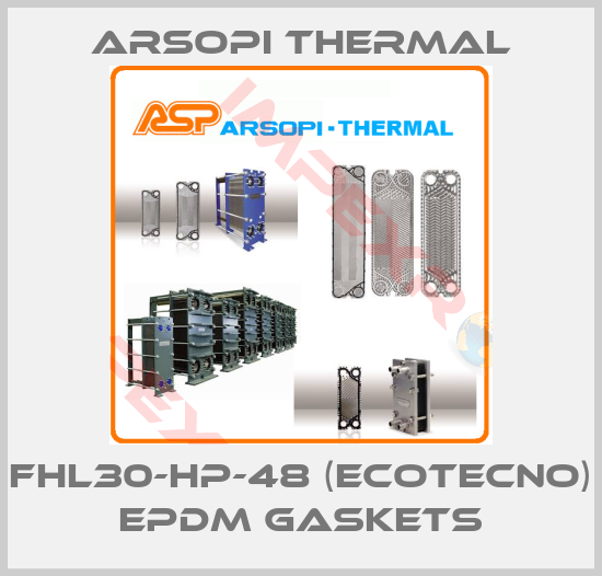 Arsopi Thermal-FHL30-HP-48 (ECOTECNO) EPDM gaskets