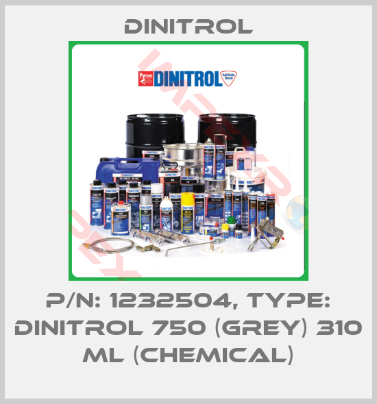Dinitrol-P/N: 1232504, Type: Dinitrol 750 (grey) 310 ml (chemical)