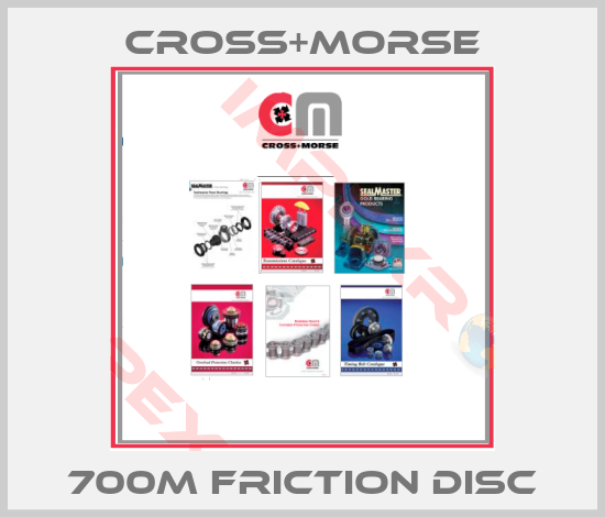 Cross+Morse-700m Friction Disc